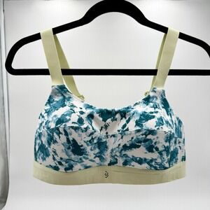 ThirdLove Multicolor Splash Print Kinetic Adjustable Women's Sports Bra Size 36C